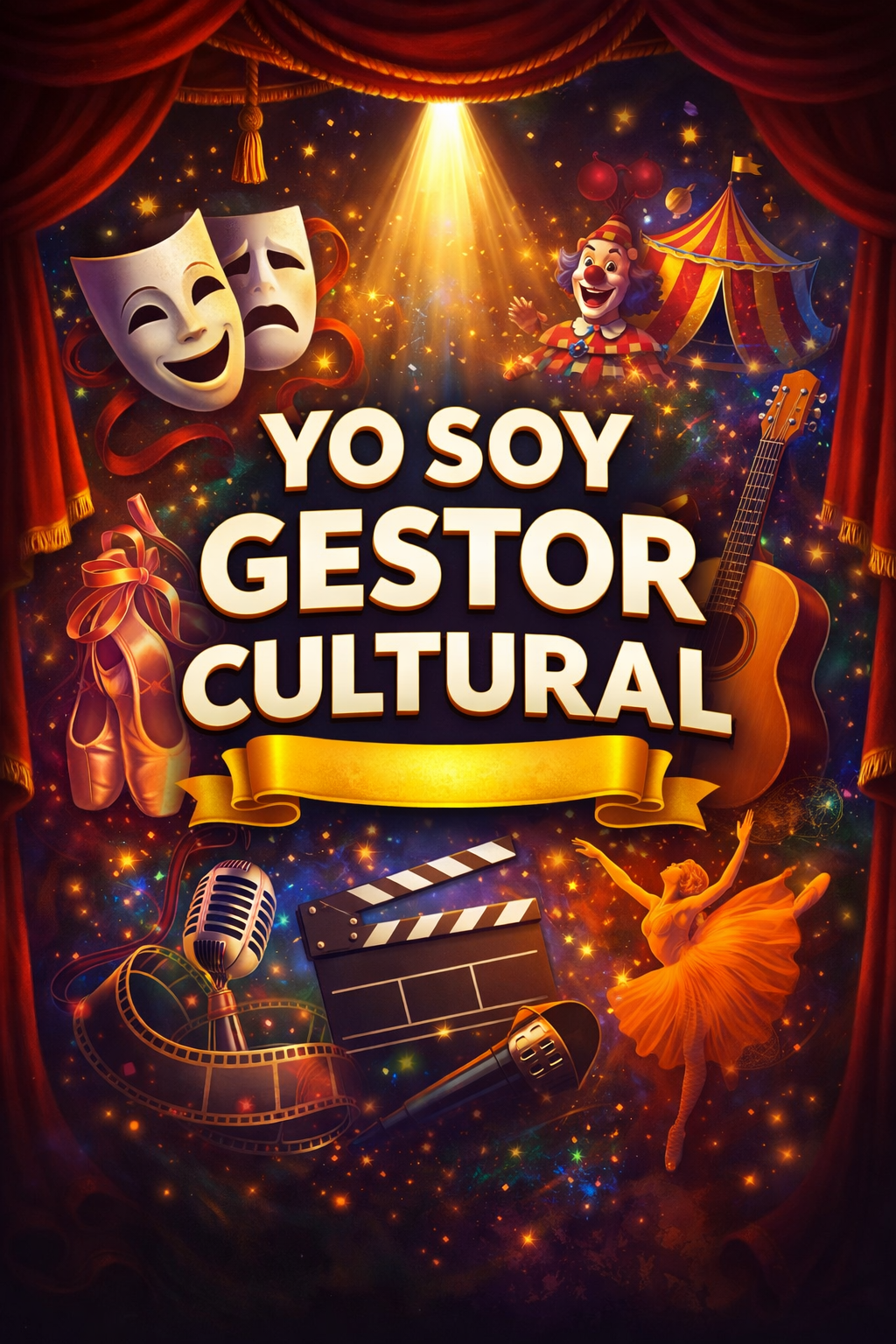 🎭✨ YO SOY GESTOR CULTURAL ✨🌍 Creo en el poder del arte para transformar territorios, conectar comunidades y abrir caminos hacia el desarrollo. Desde el teatro, la danza, la música y todas las artes escénicas, trabajamos para que cada expresión artística se convierta en una puerta de entrada al turismo cultural. Impulsar procesos culturales no es solo crear espectáculos, es generar experiencias que invitan a conocer, recorrer y valorar nuestros territorios, fortaleciendo la identidad y dinamizando la economía local. Como gestor cultural, mi compromiso es visibilizar el talento, activar escenarios y construir puentes entre la cultura y el turismo, haciendo de cada obra, cada festival y cada intervención artística una oportunidad para atraer visitantes y enamorarlos de nuestra riqueza cultural. 🌎 El turismo cultural no solo muestra lo que somos… 🎭 lo convierte en experiencia viva.